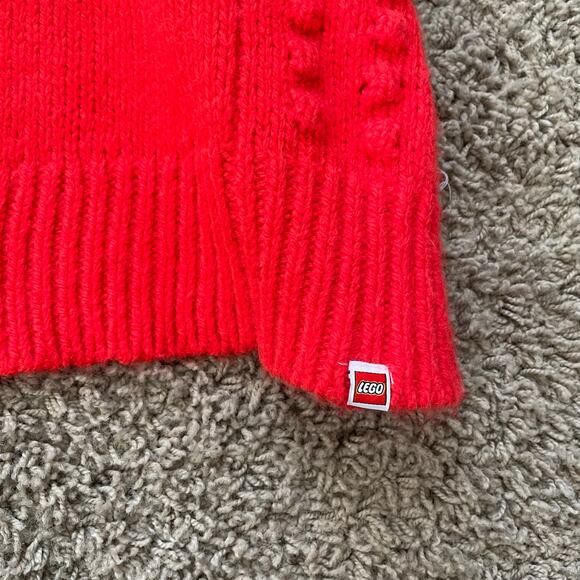 LEGO x Target Red Longline Cardigan Textured wool-blend size small - Picture 11 of 11